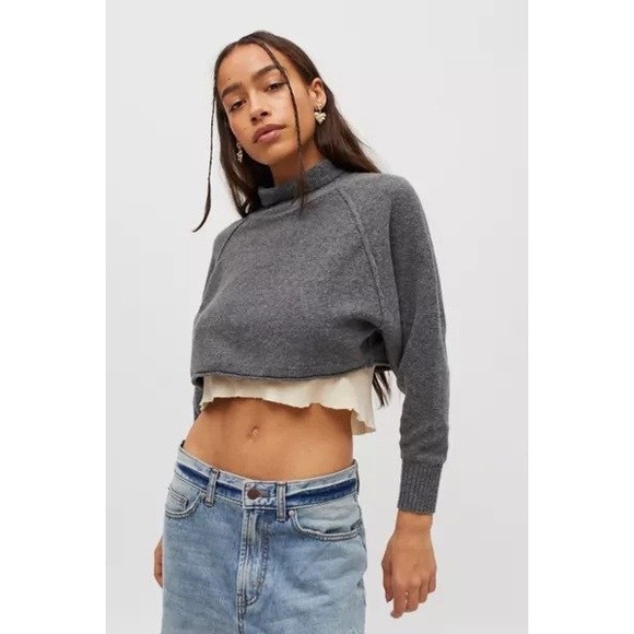 Urban Outfitters | Sweaters | Nwt Urban Outfitters Uo Kyla Cropped  Turtleneck Sweater | Poshmark
